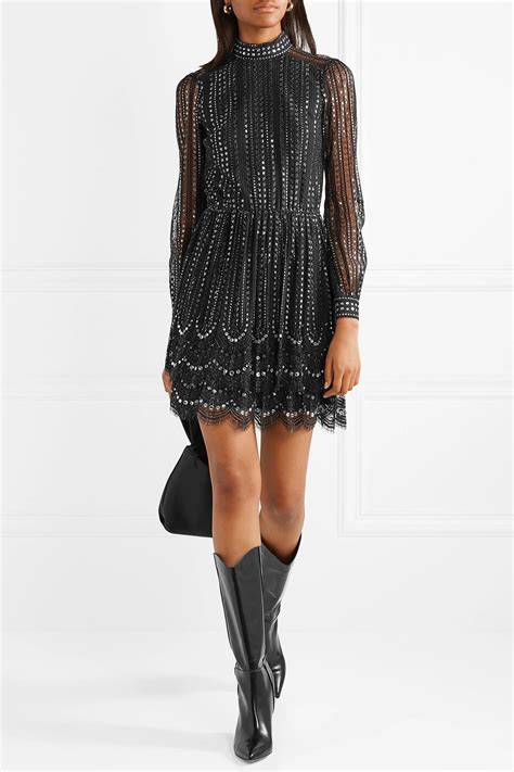 Michael Kors Embellished Lace Dress 